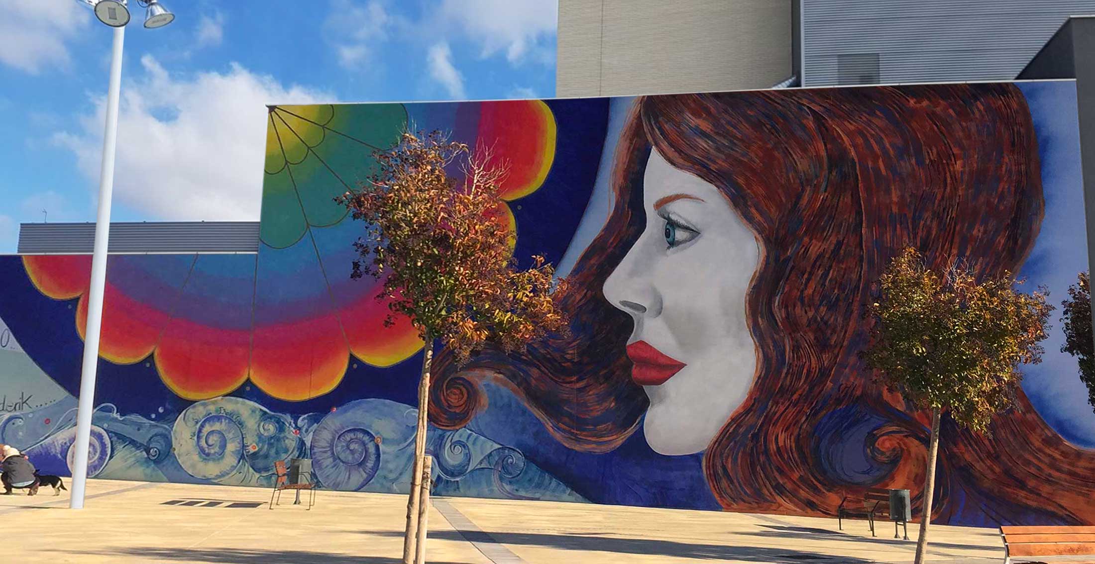 Proyecto mural para el intercambiador de Tafalla.