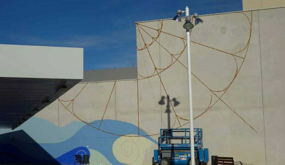 Proyecto mural para el intercambiador de Tafalla.